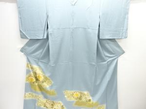 金彩牡丹唐草模様刺繍一ツ紋色留袖